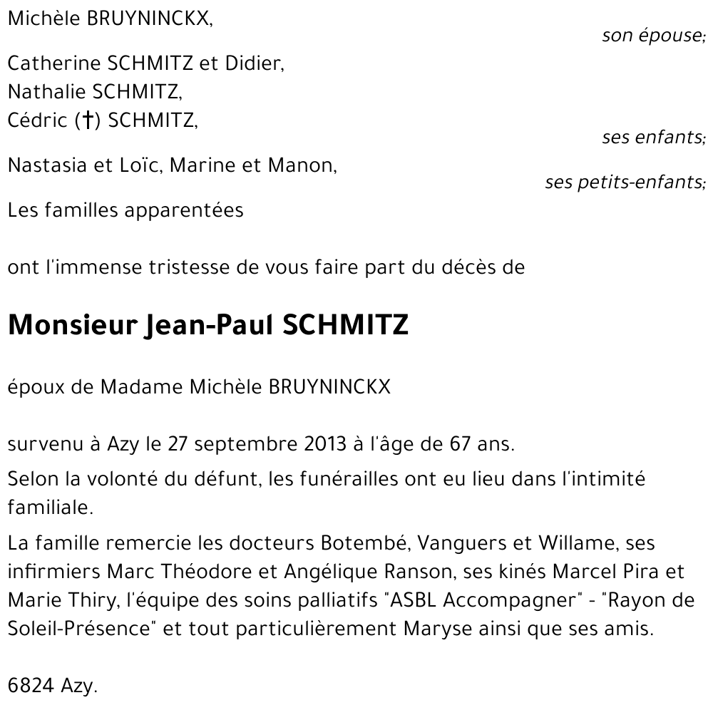 Jean-Paul SCHMITZ