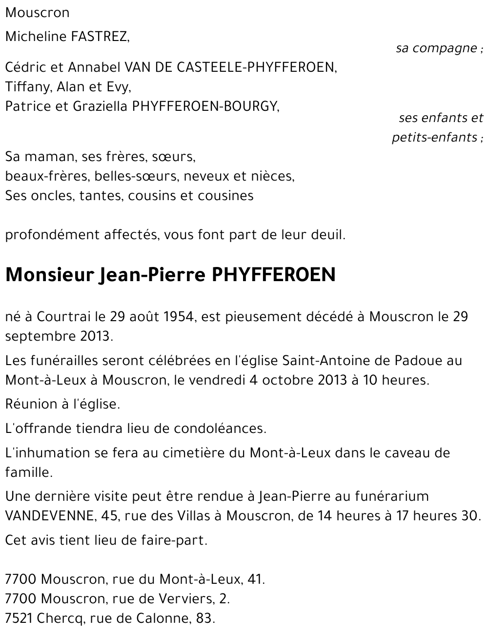 Jean-Pierre PHYFFEROEN