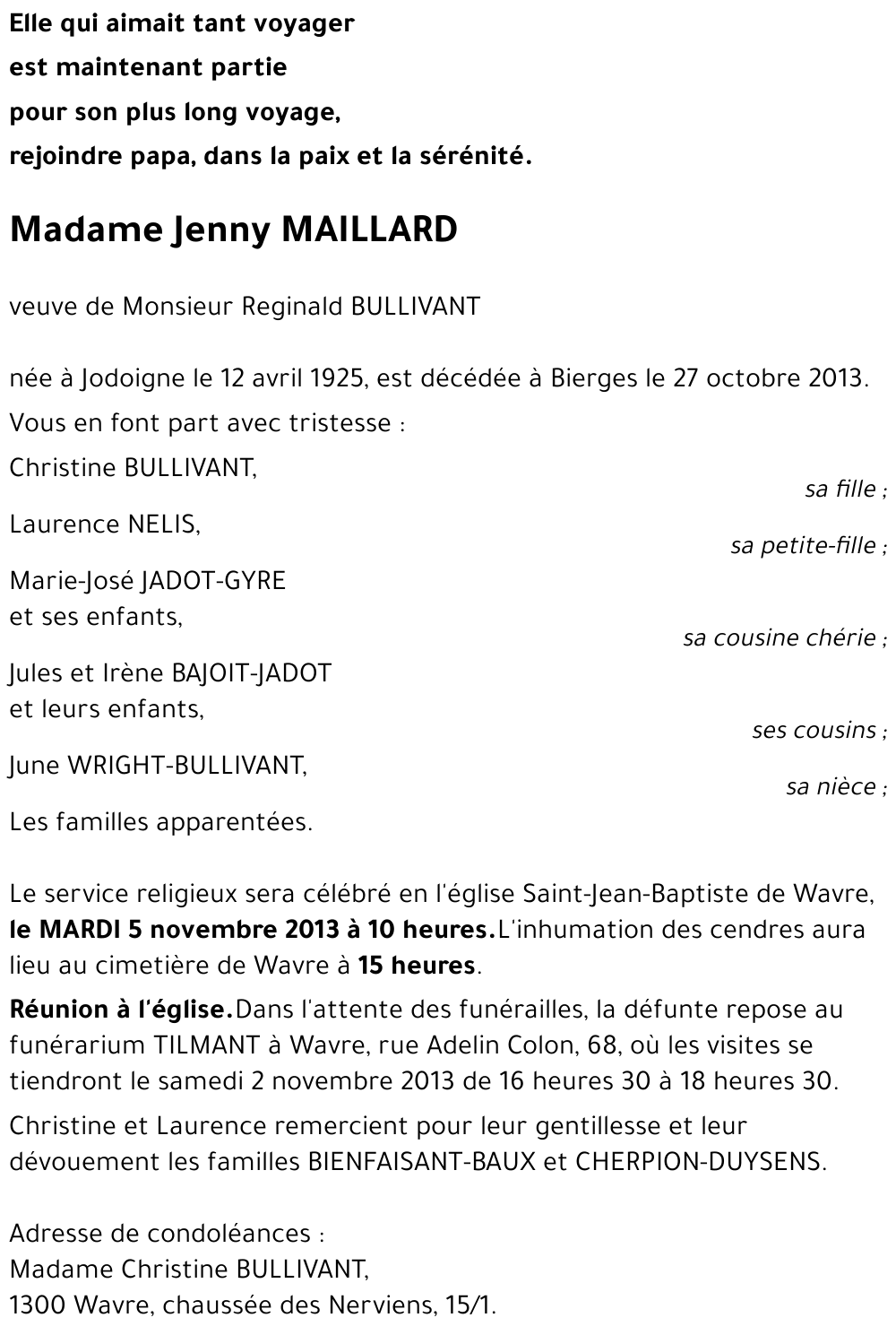 Jenny MAILLARD