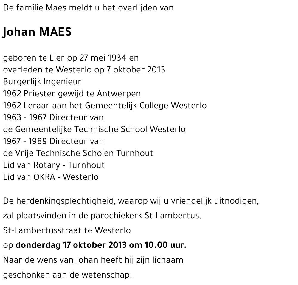 Johan MAES