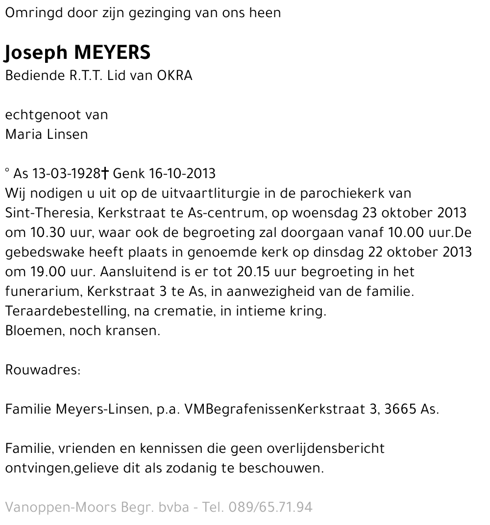 Joseph Meyers
