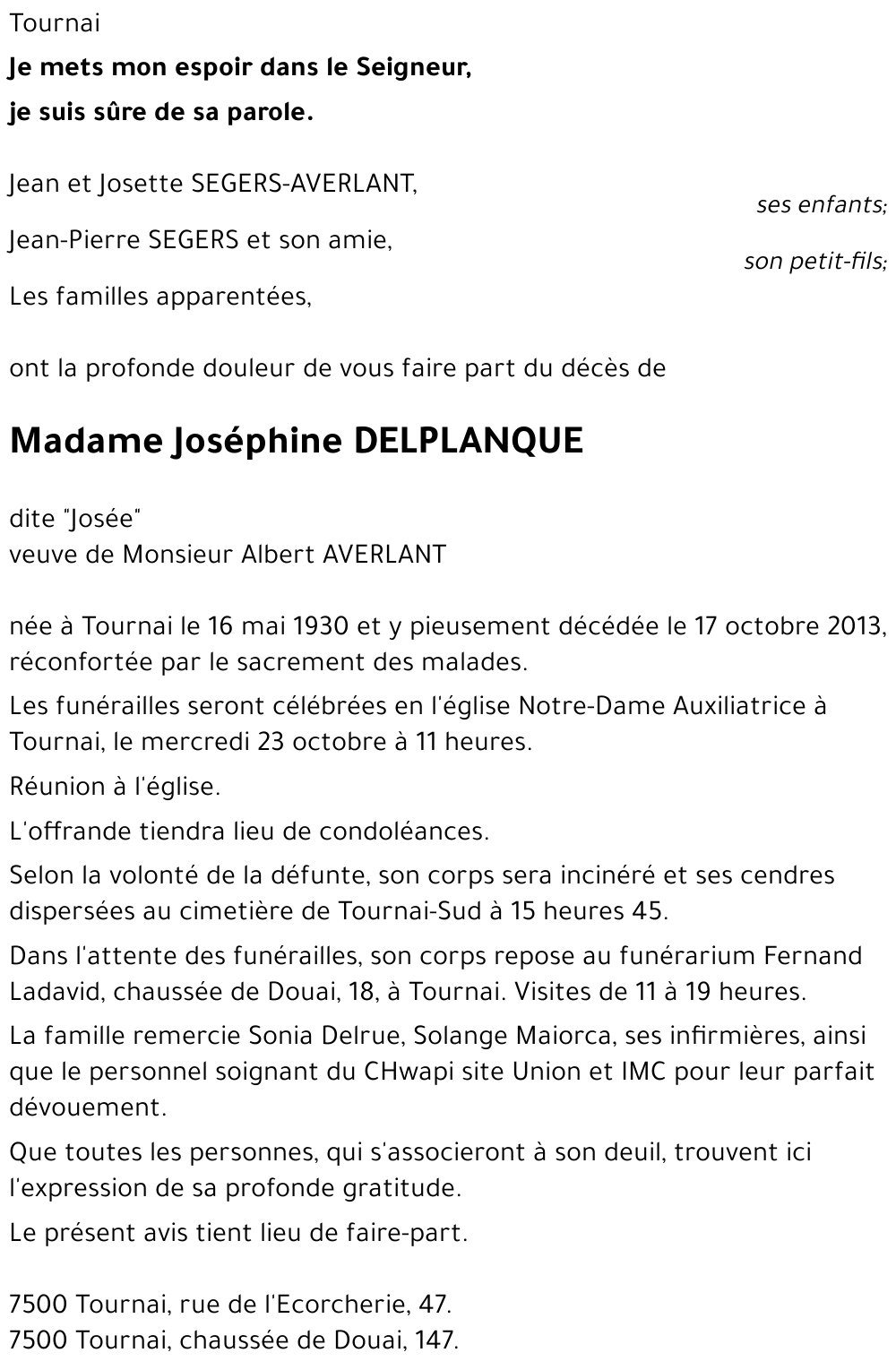 Joséphine DELPLANQUE