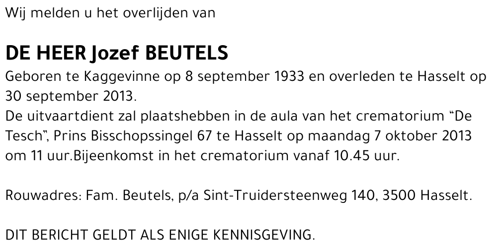 Jozef Beutels
