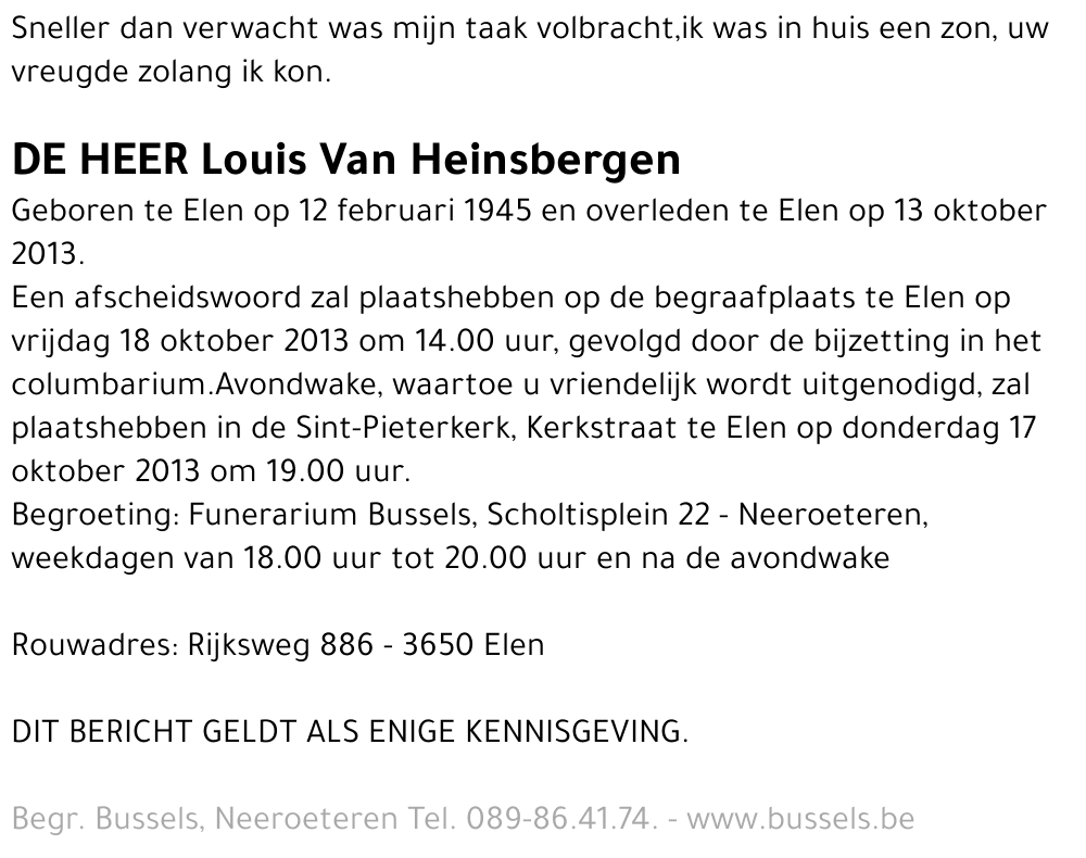 Louis van Heinsbergen