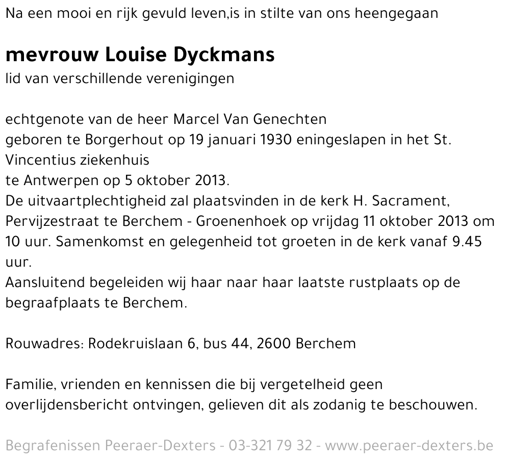 Louise Dyckmans