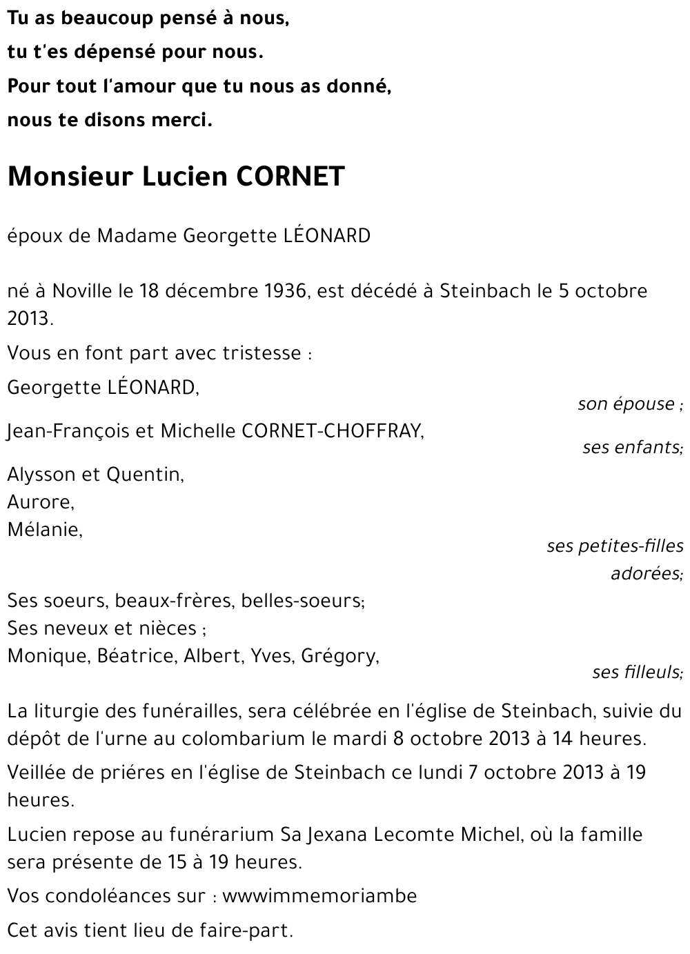 Lucien Cornet