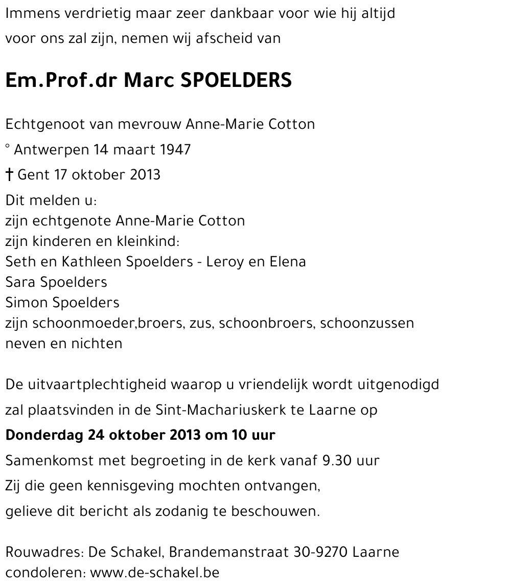 Marc SPOELDERS
