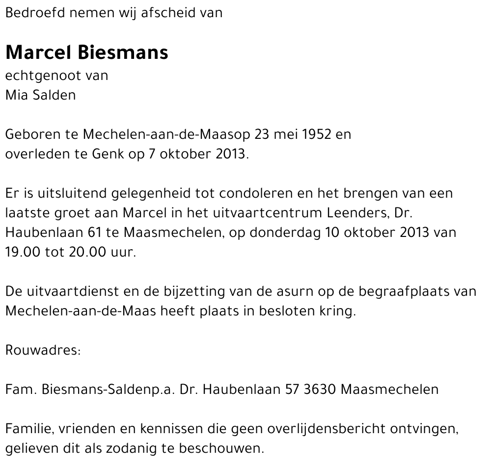 Marcel Biesmans