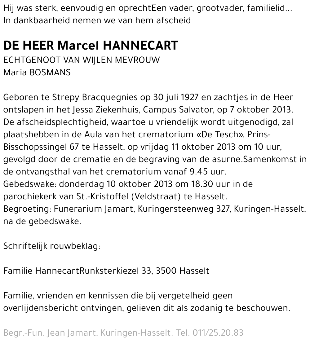 Marcel Hannecart
