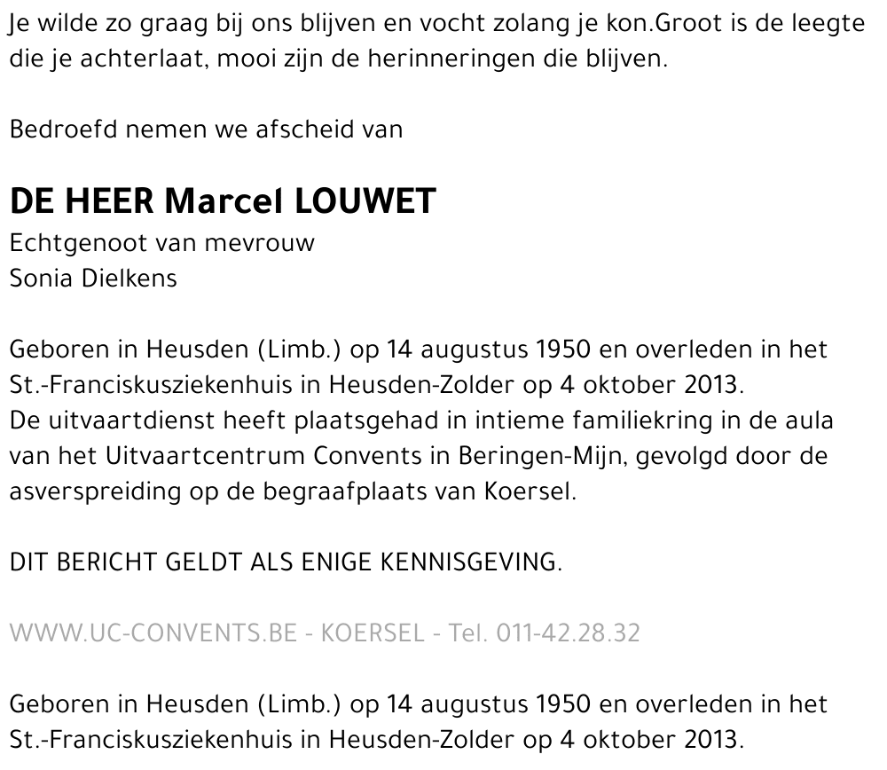 Marcel Louwet
