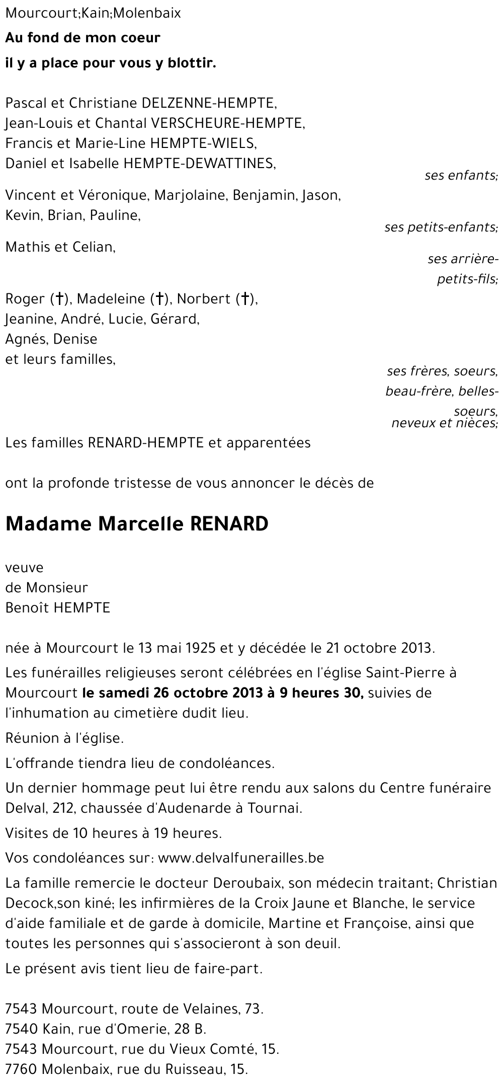 Marcelle RENARD