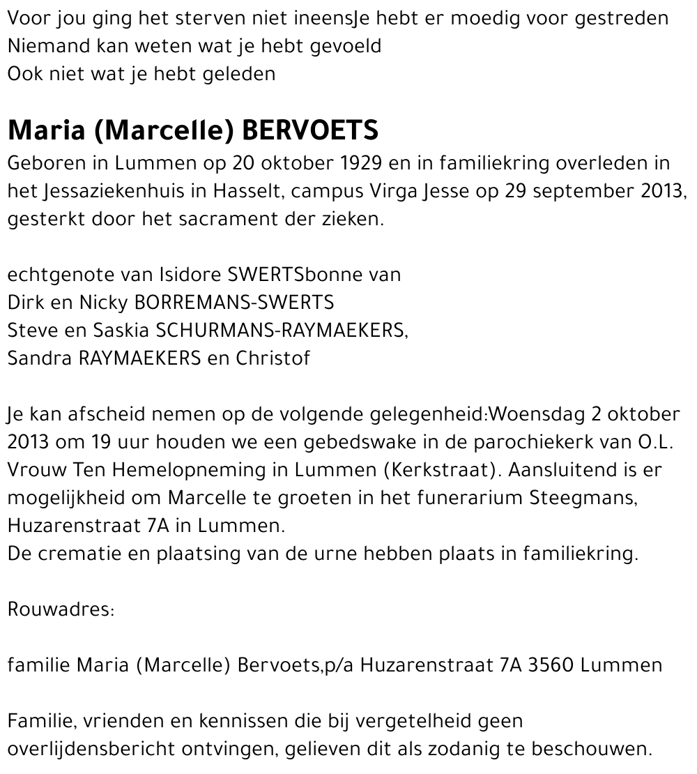 Maria Bervoets
