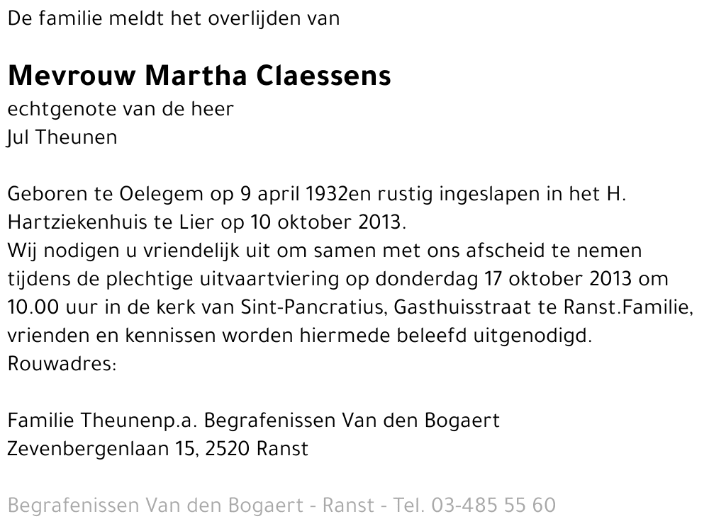 Martha Claessens