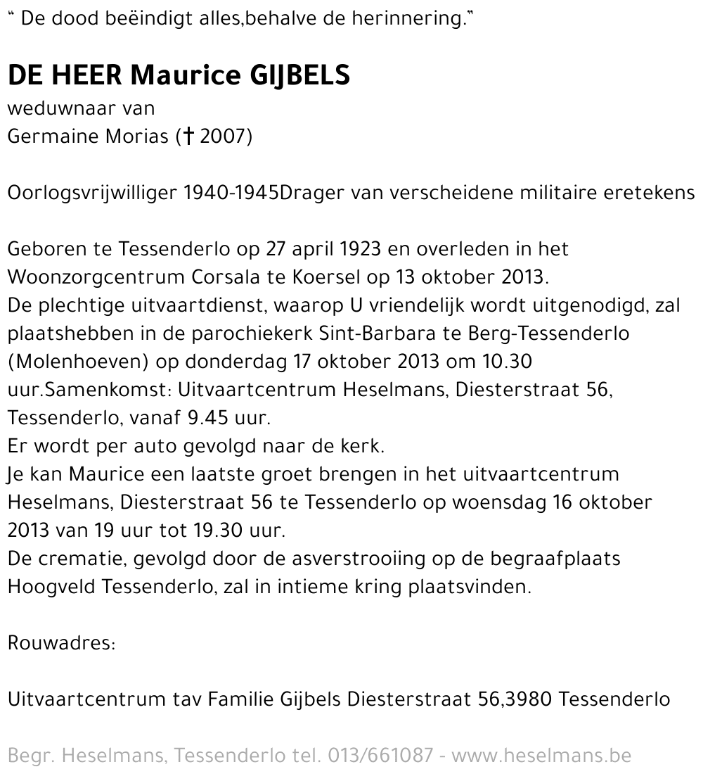 Maurice Gijbels