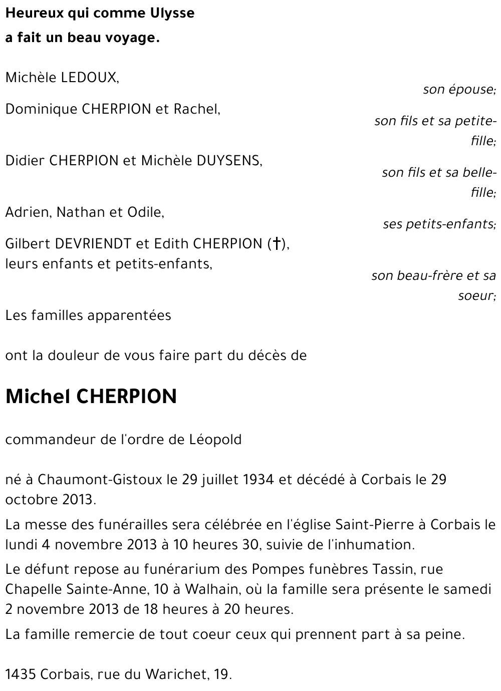 Michel CHERPION
