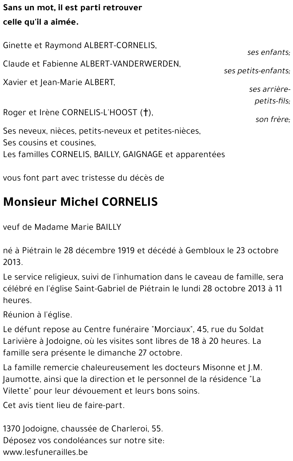 Michel CORNELIS
