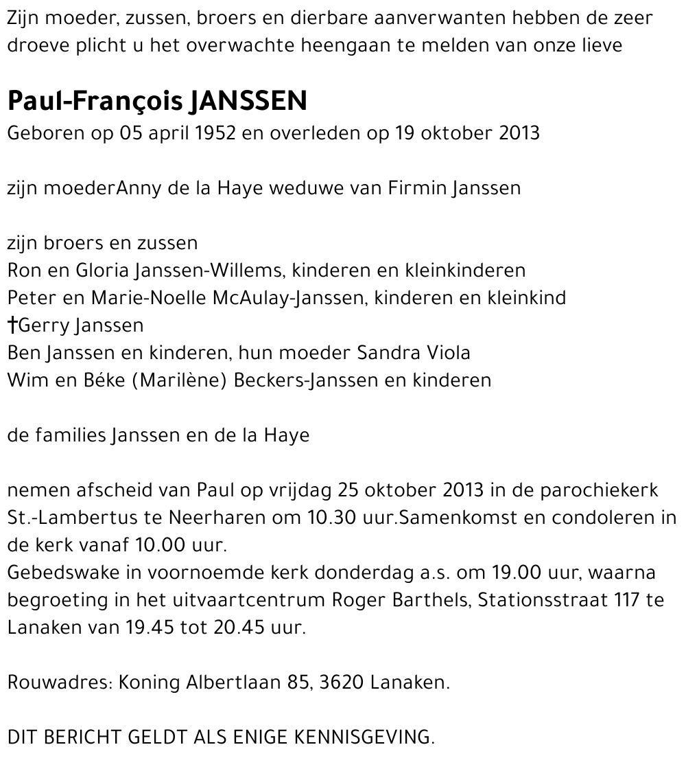 Paul-François Janssen