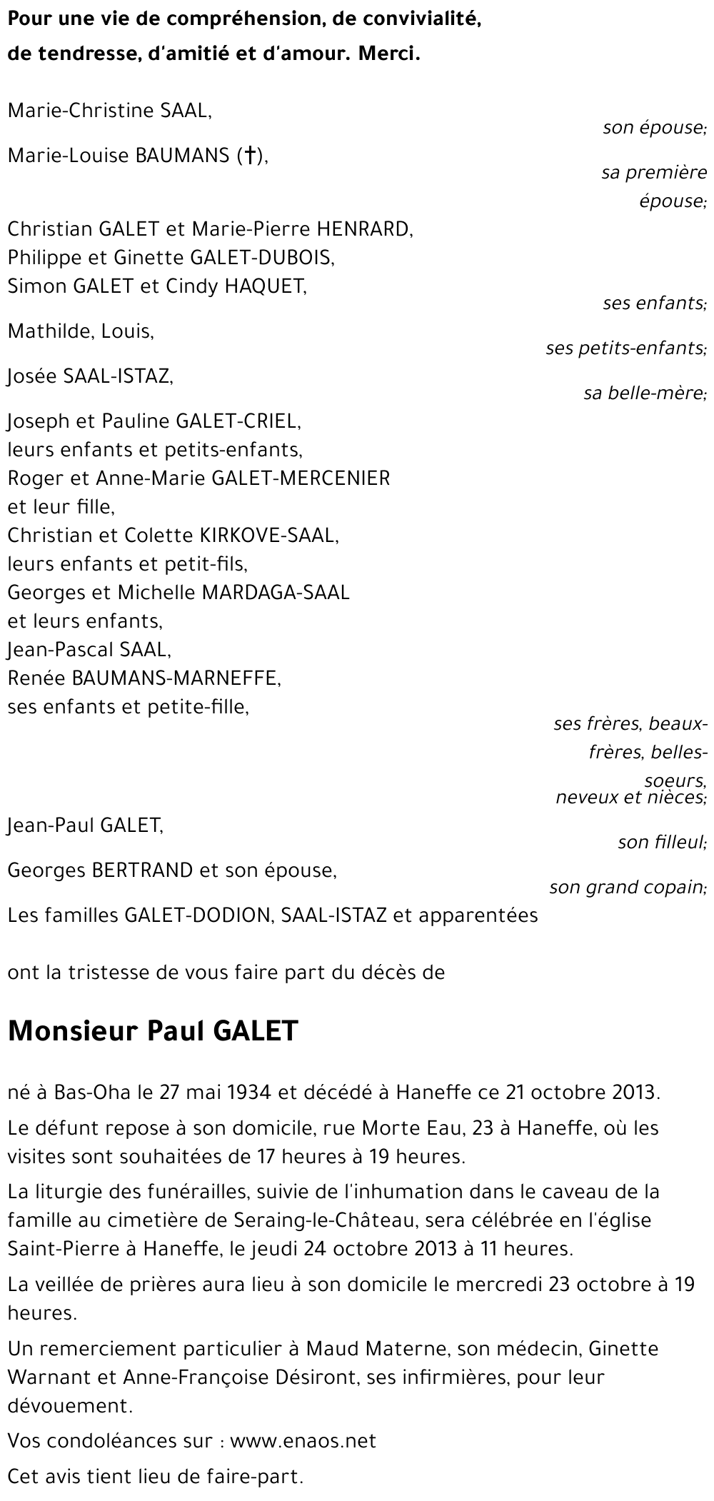 Paul GALET
