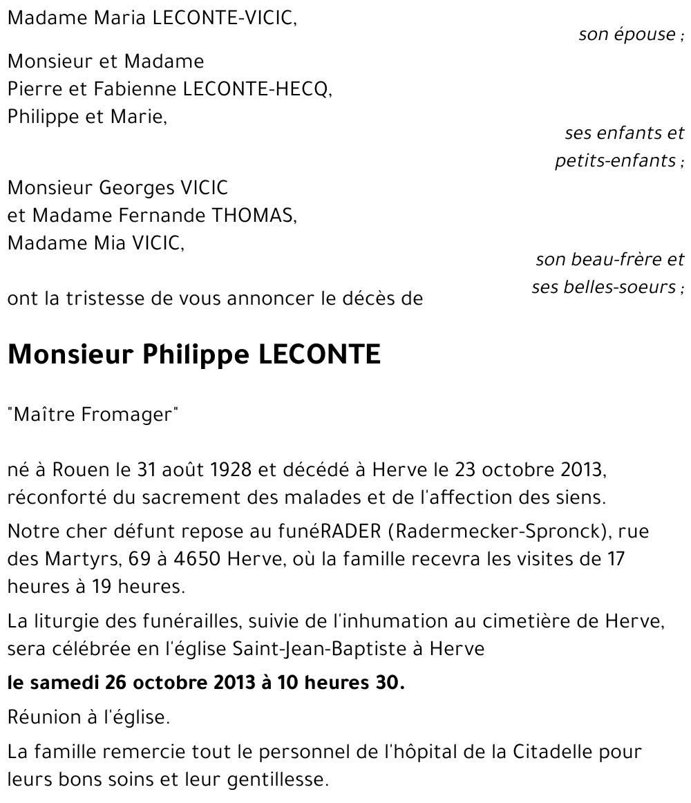 Philippe LECONTE