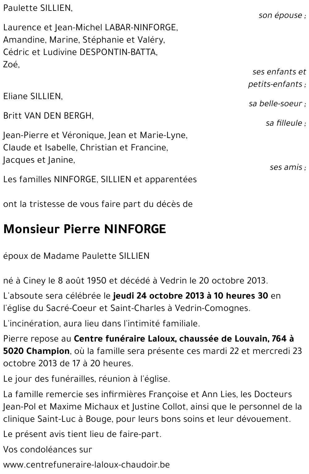 Pierre NINFORGE