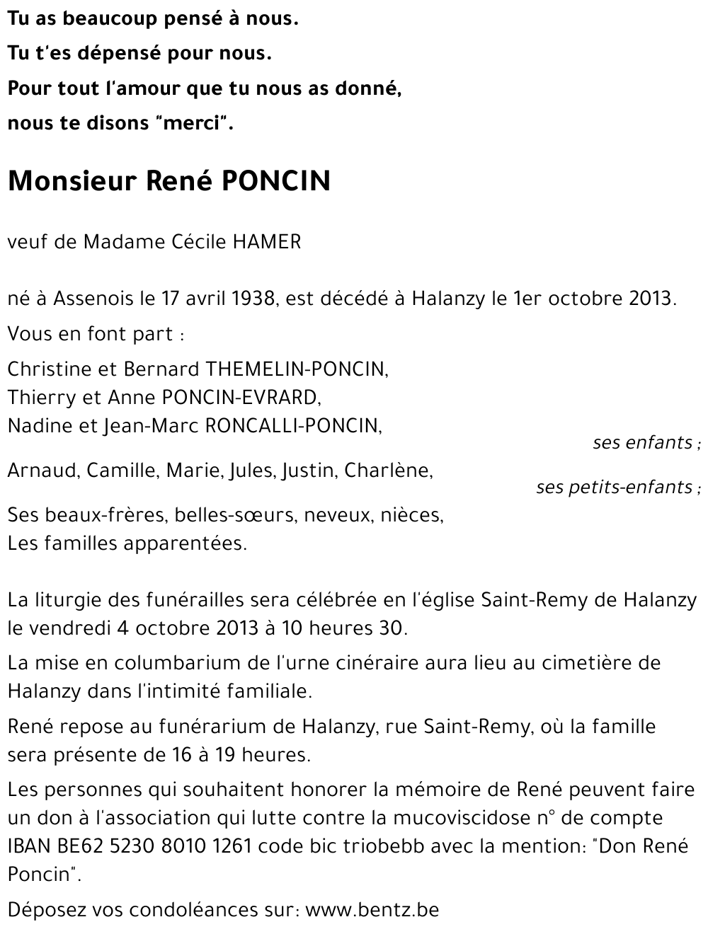 René PONCIN
