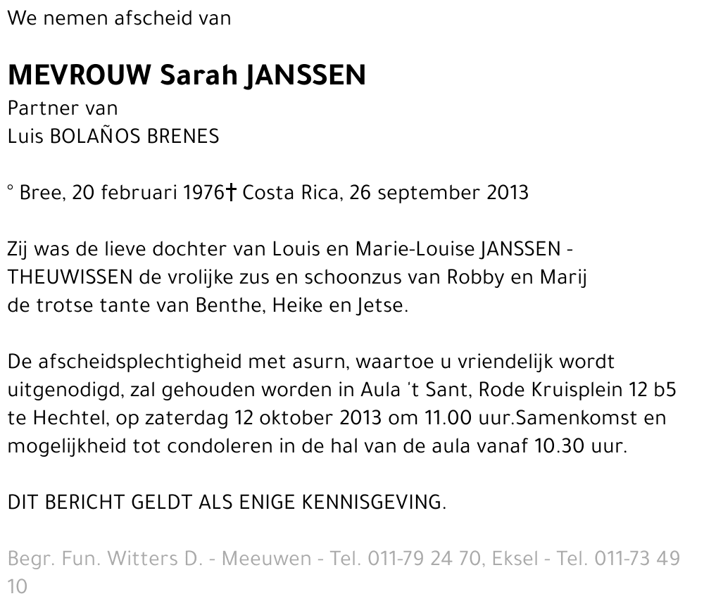 Sarah Janssen