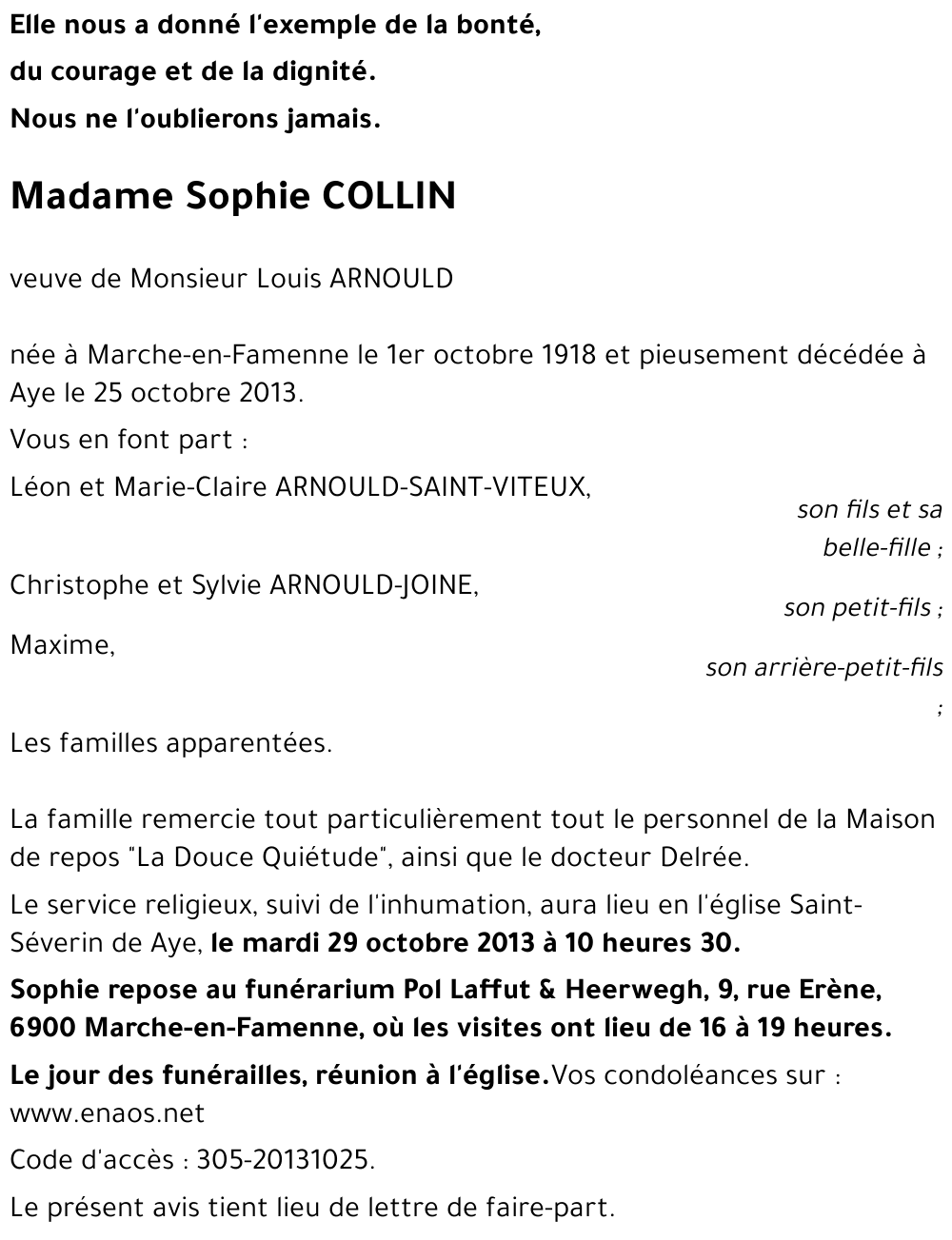 Sophie COLLIN