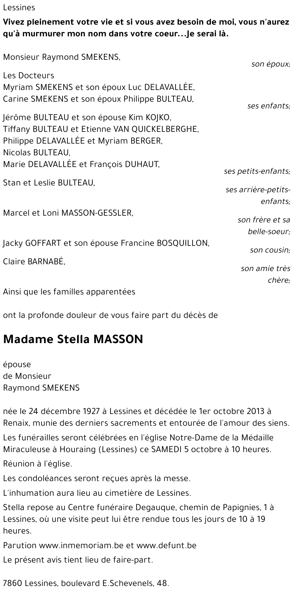 Stella MASSON