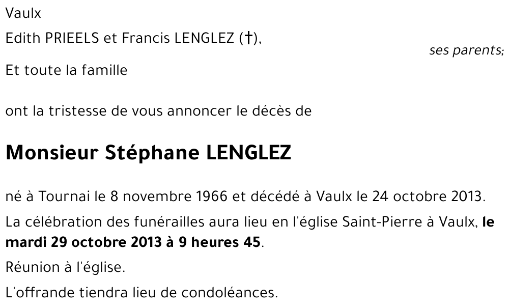 Stéphane LENGLEZ