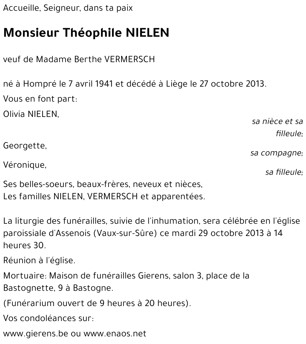 Théophile NIELEN