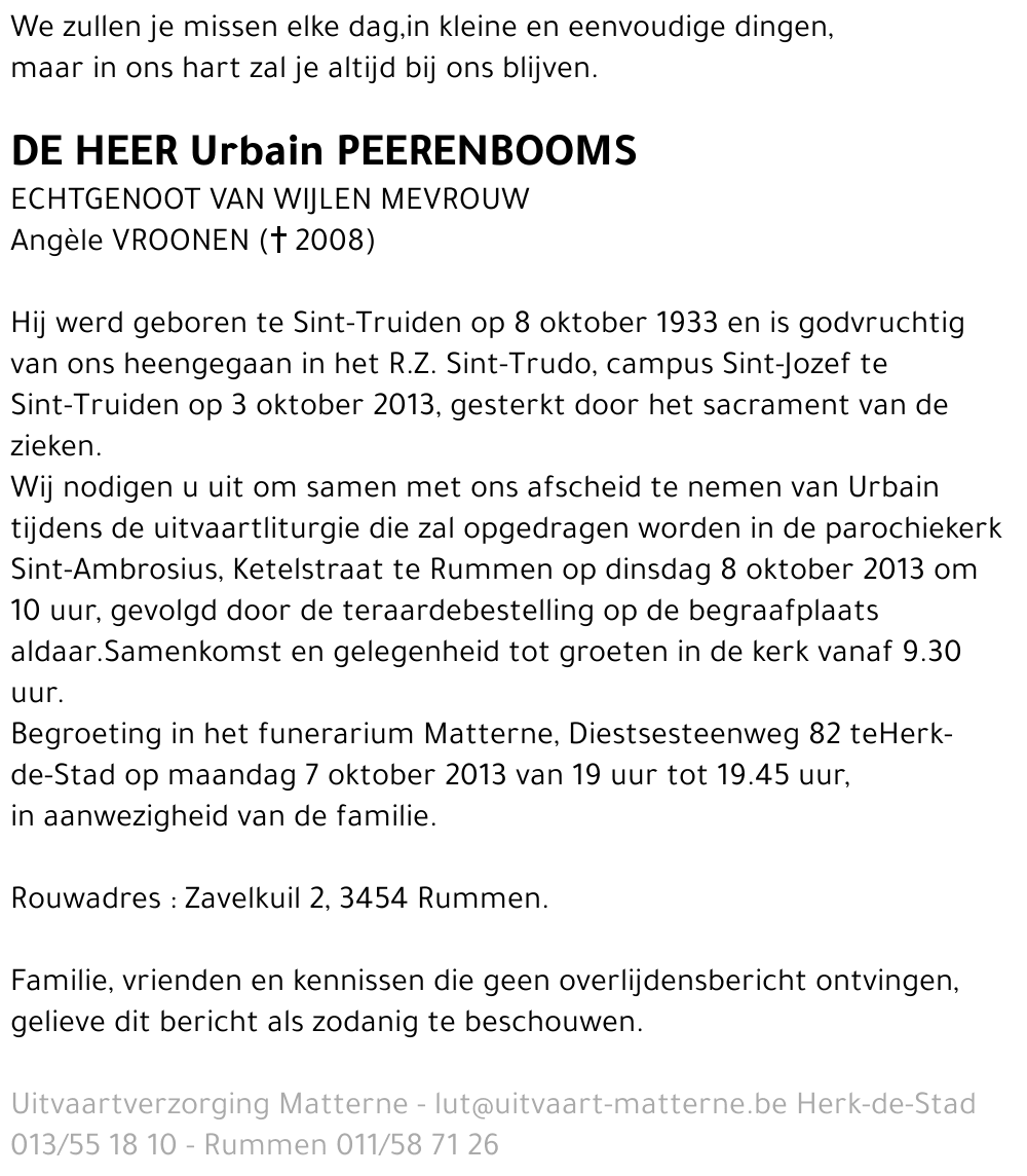 Urbain Peerenbooms