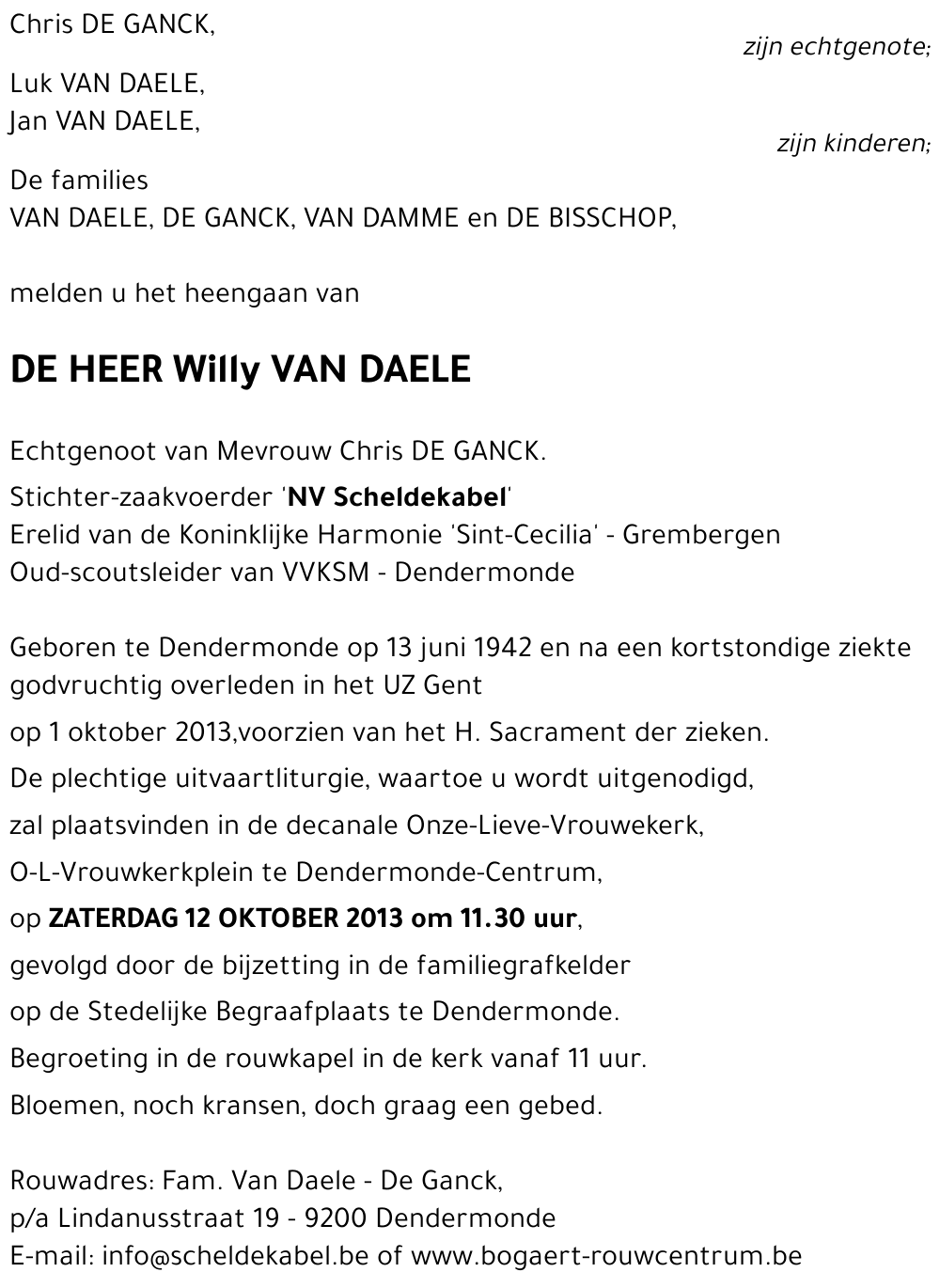 Willy Van Daele