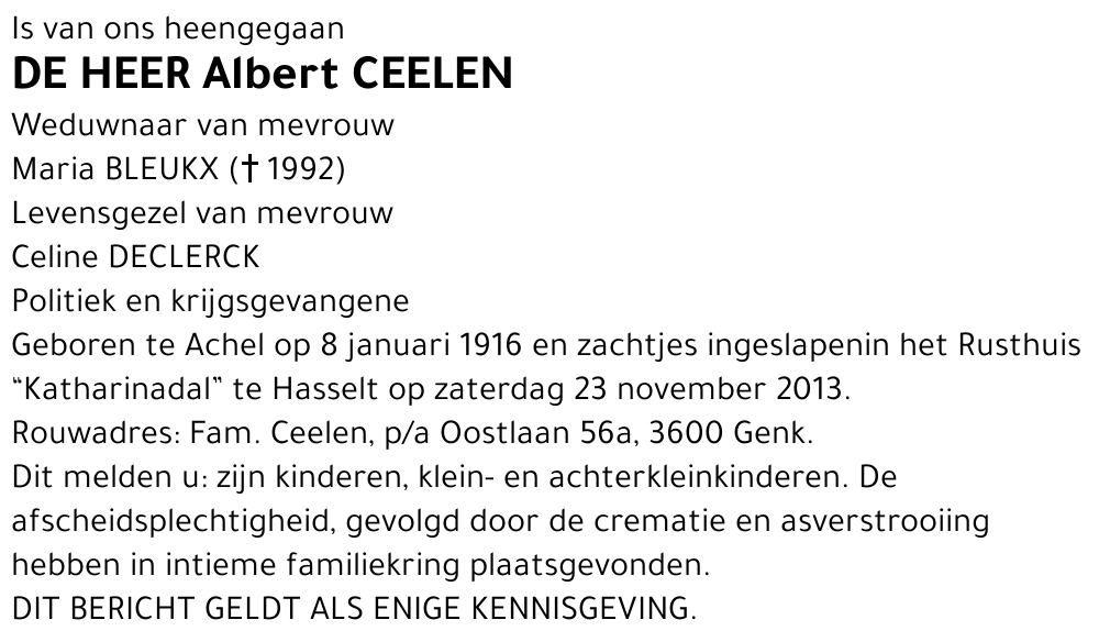 Albert CEELEN