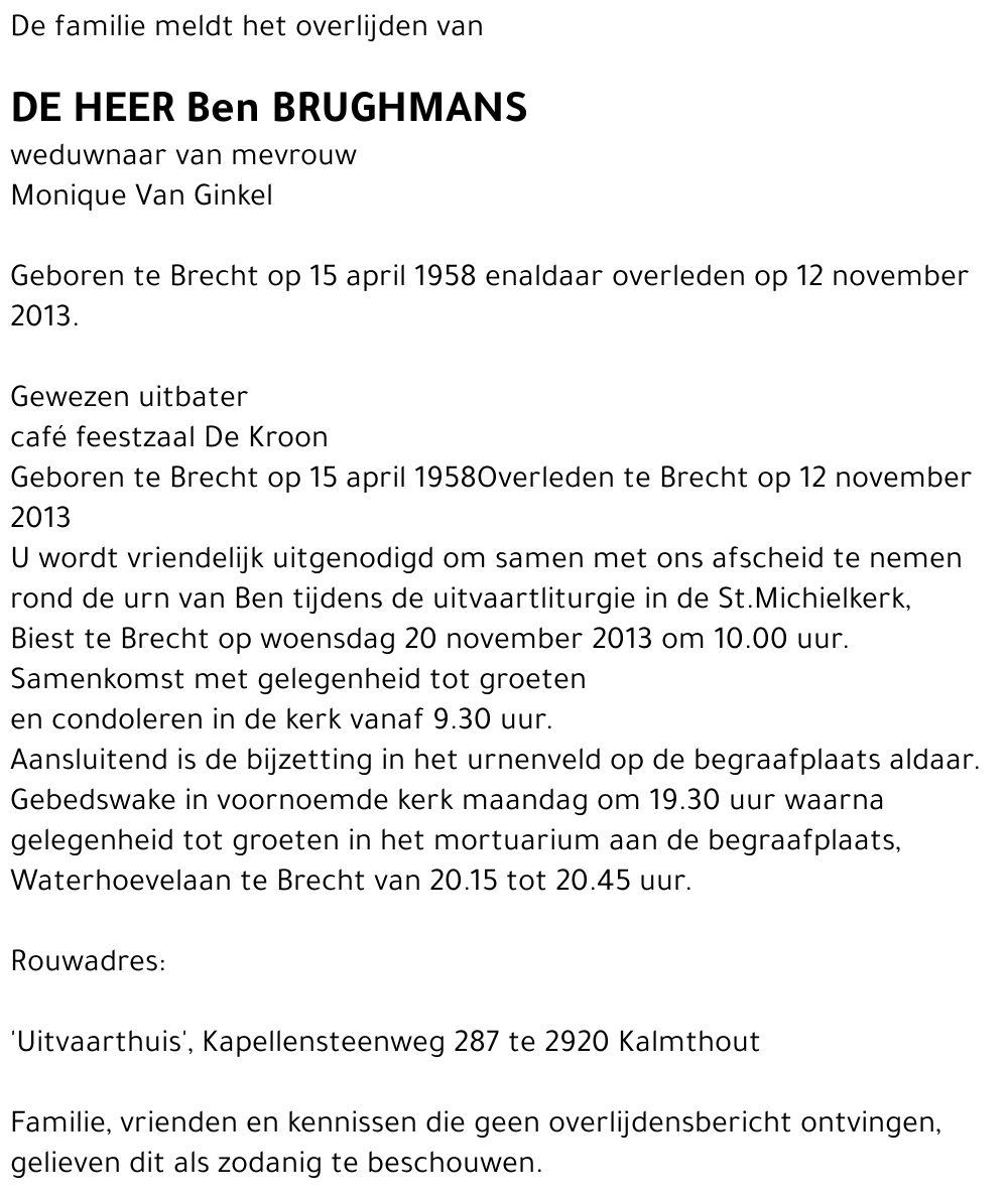 Ben Brughmans