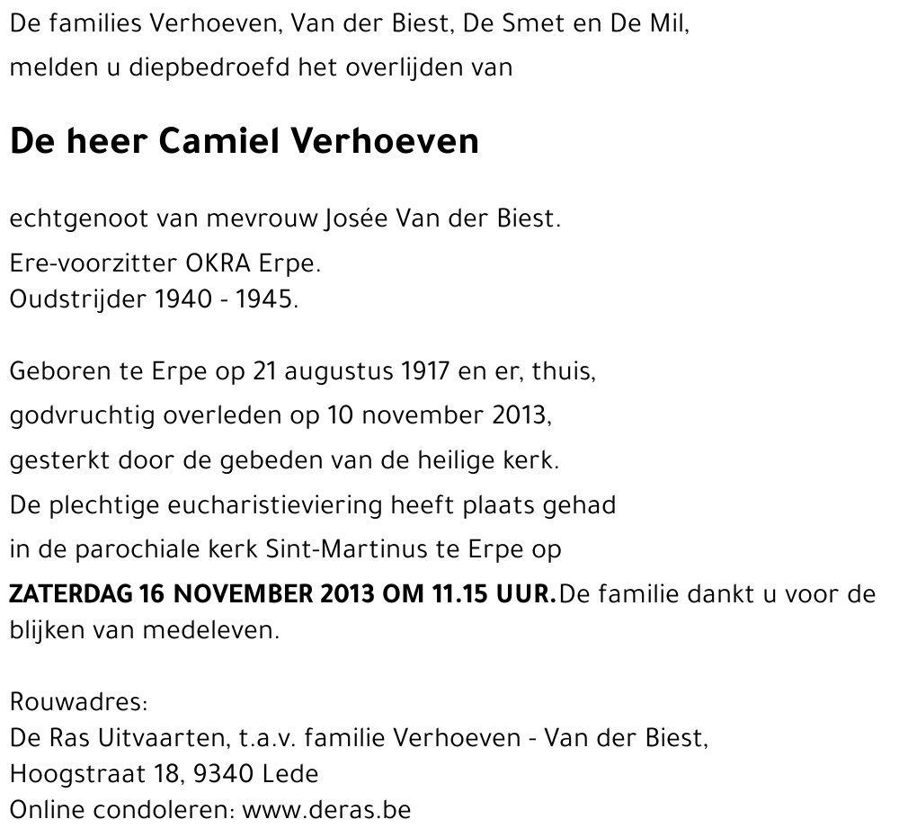 Camiel VERHOEVEN
