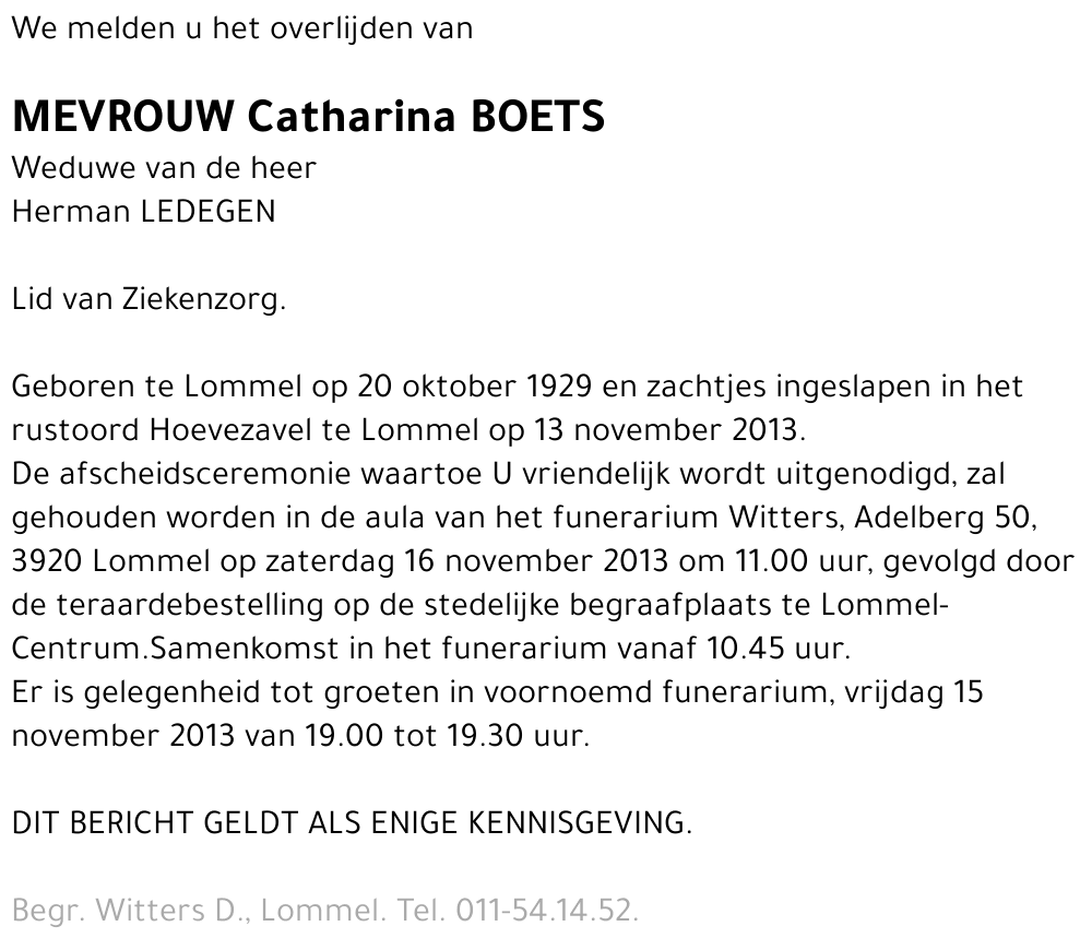 Catharina Boets