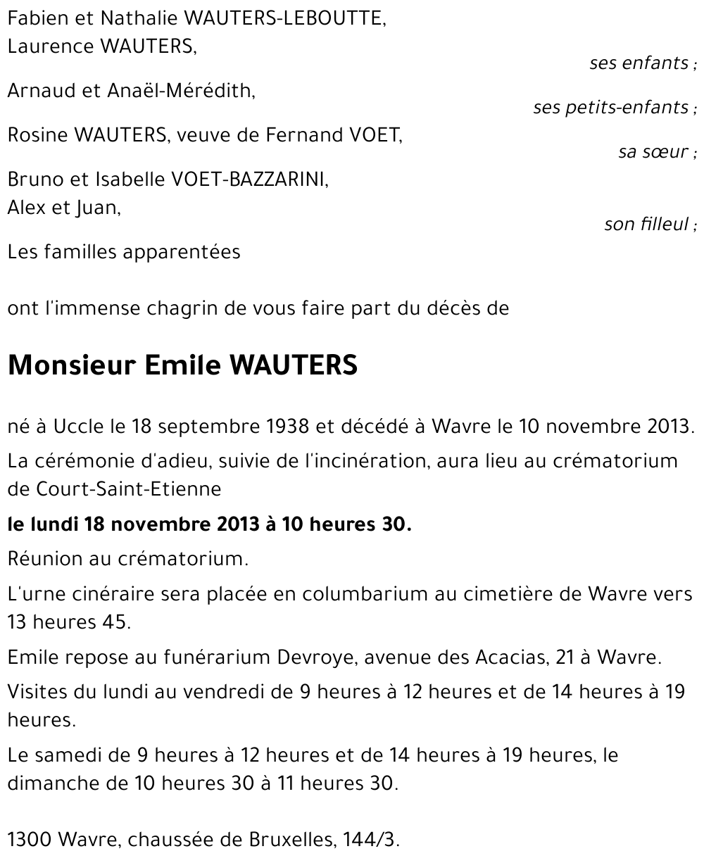 Emile WAUTERS