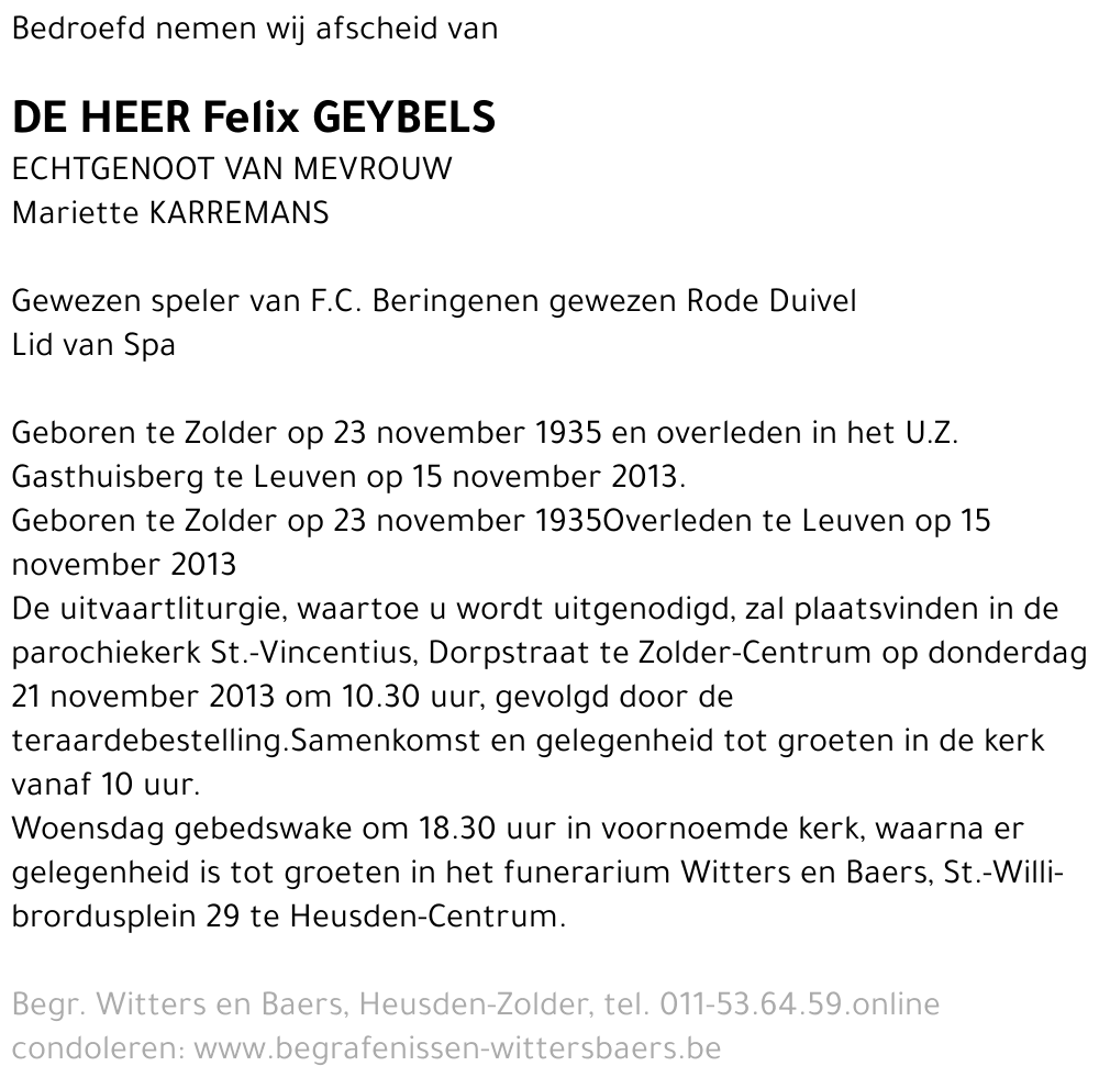 Felix Geybels