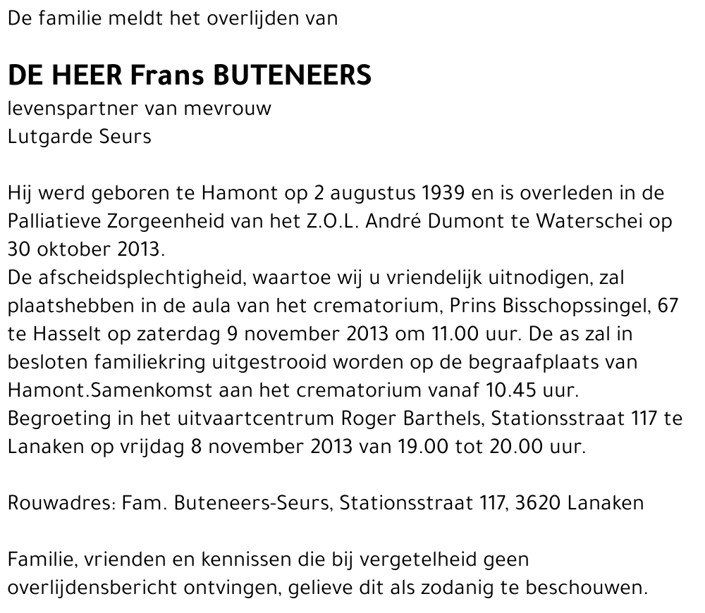 Frans Buteneers