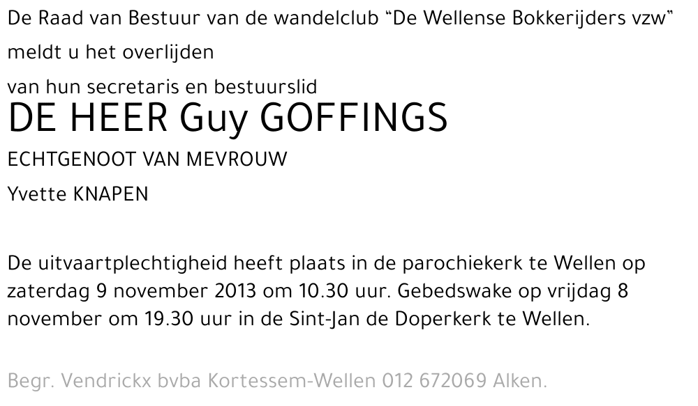 Guy Goffings