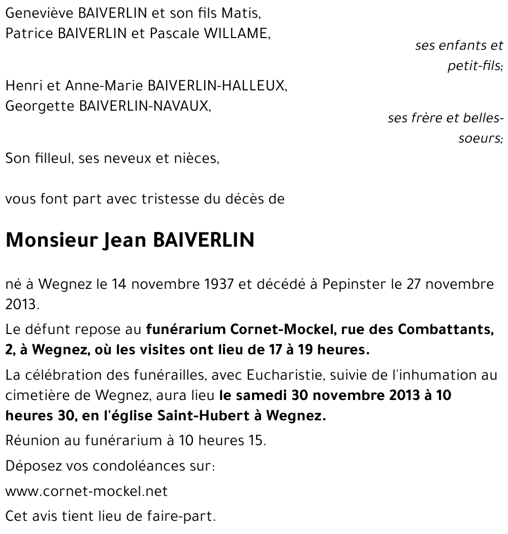 Jean BAIVERLIN
