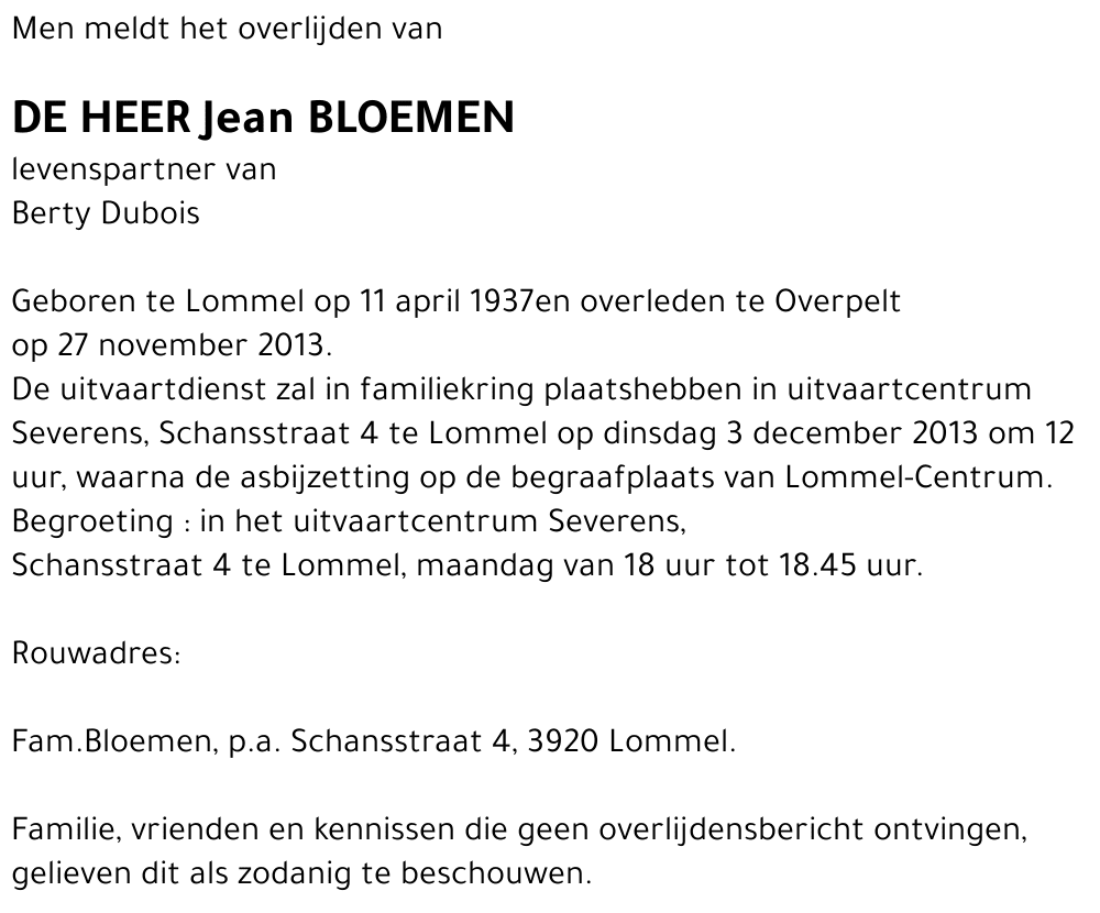 Jean Bloemen