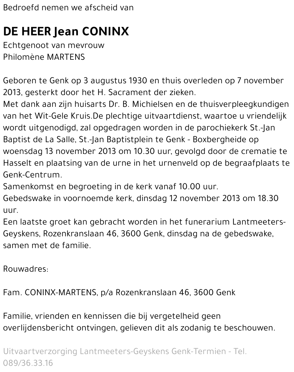 Jean CONINX