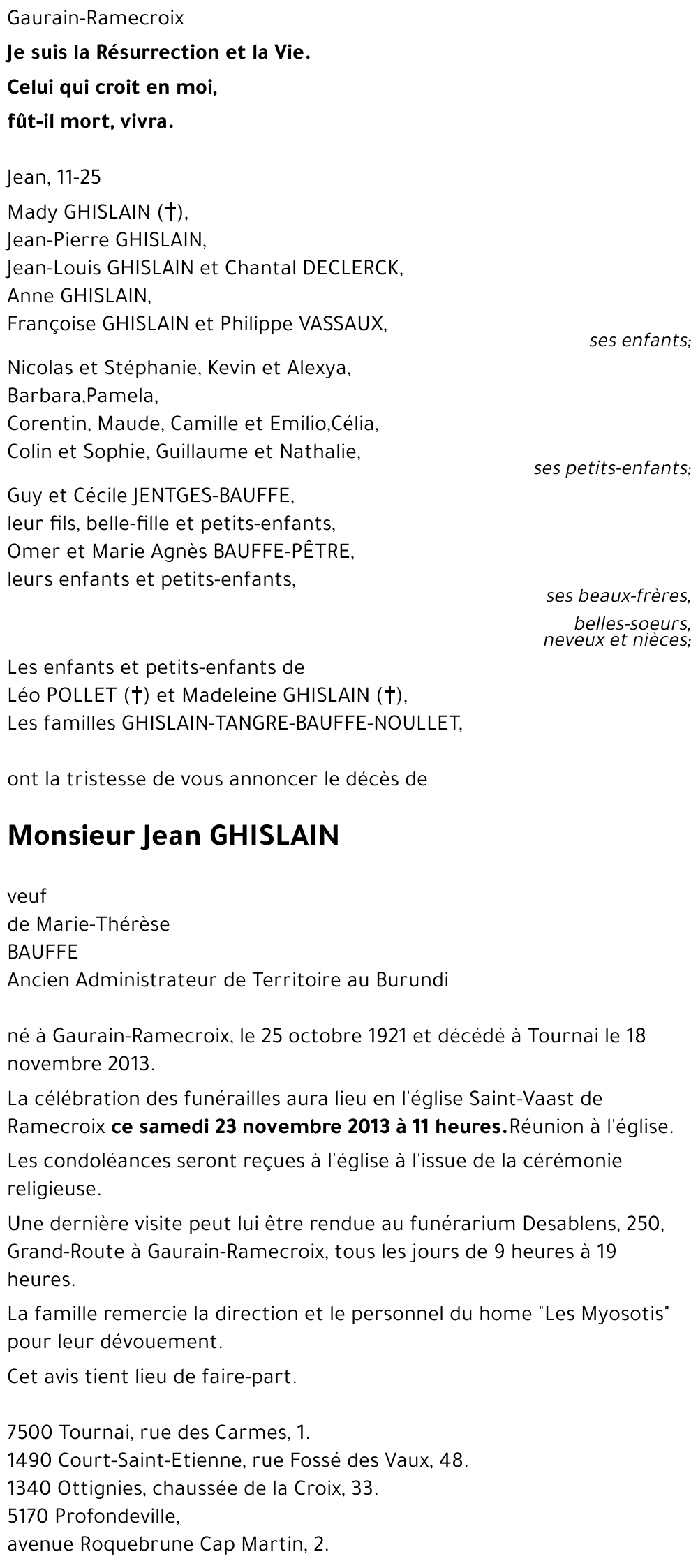 Jean GHISLAIN