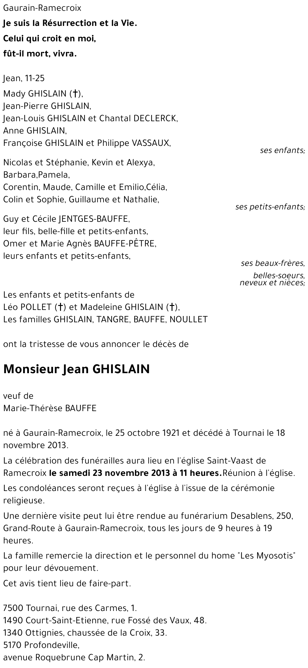 Jean GHISLAIN