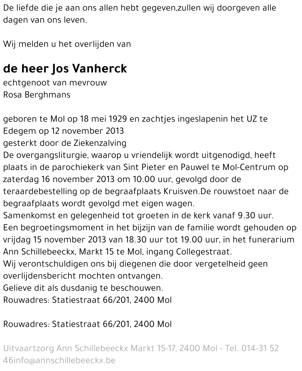 Jos Vanherck