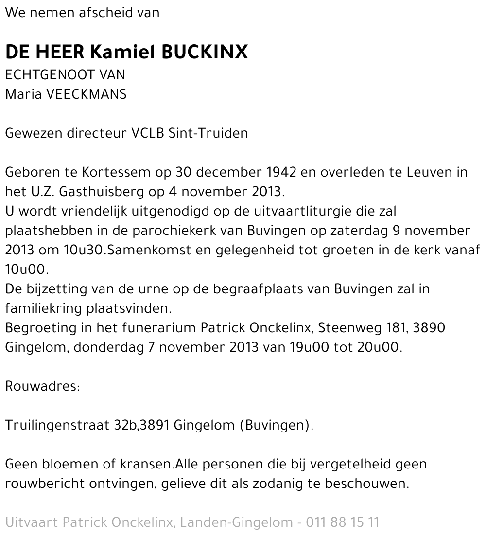 Kamiel Buckinx