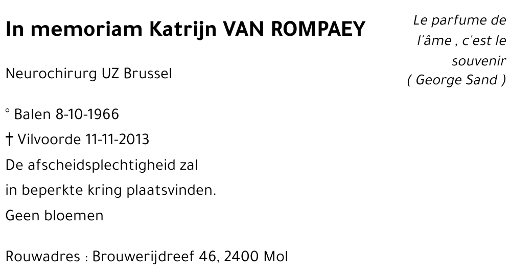 Katrijn VAN ROMPAEY
