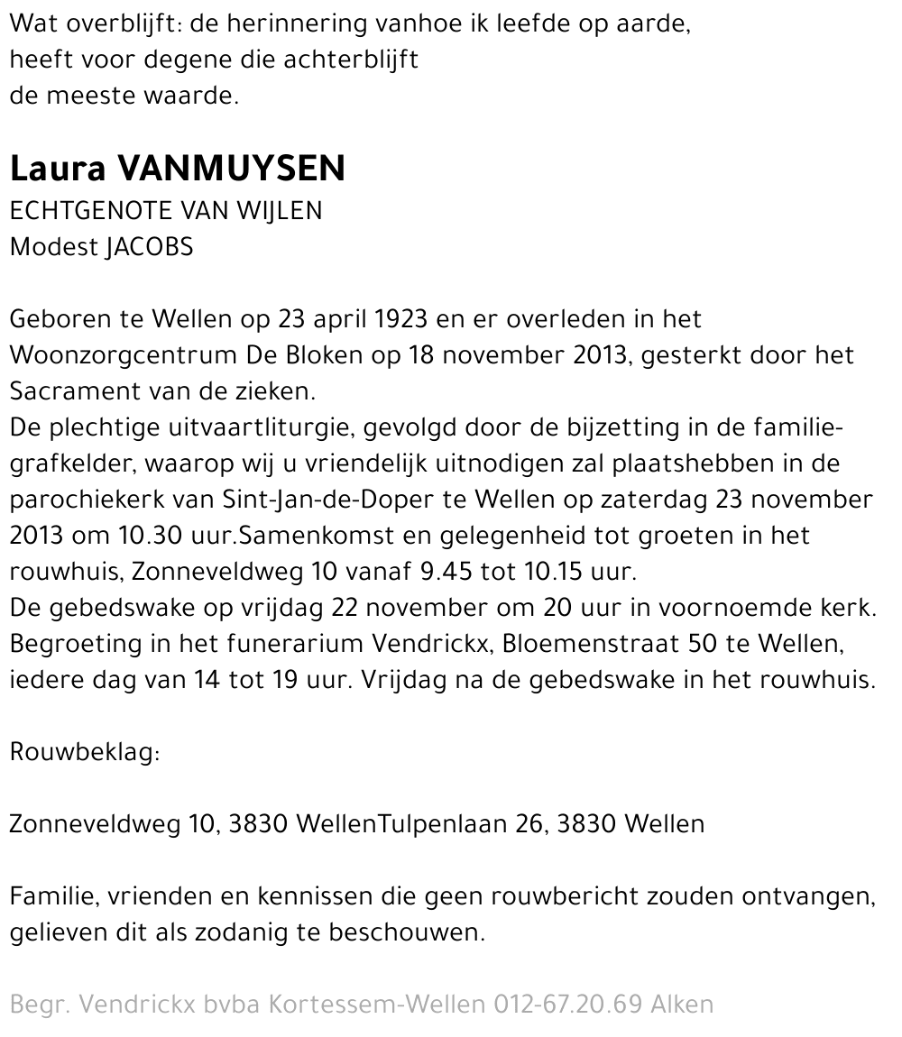 Laura Vanmuysen