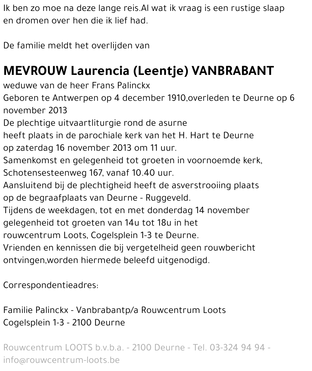 Laurencia Vanbrabant